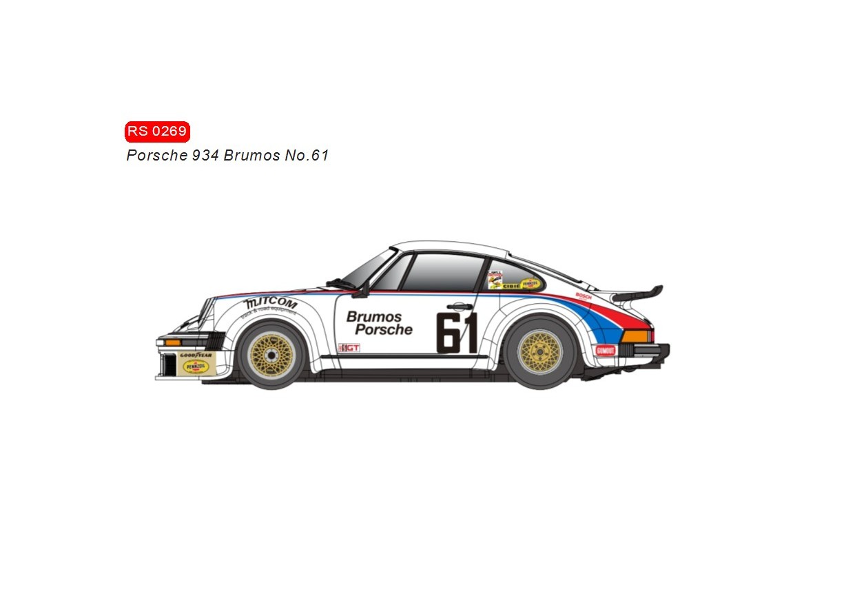 RS0269 Porsche 934 Brumos number 61